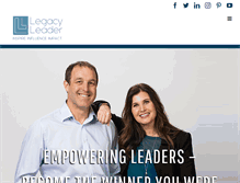 Tablet Screenshot of legacy-leader.com